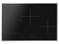 Płyty elektryczne do zabudowy - Koenic KBH 3811 Czarny ze stalową ramką - miniaturka - grafika 1