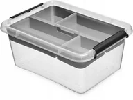 Pokrowce na ubrania - Orplast Pojemnik 12,5 l + organizer na drobiazgi 1526+insert - miniaturka - grafika 1