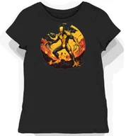 Koszulki i topy damskie - Koszulka damska czarna z nadrukiem żółtego mutanta S - miniaturka - grafika 1