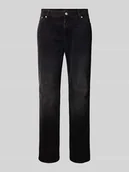 Spodnie męskie - Jeansy z poszerzaną nogawką z czystej bawełny model ‘GIBB’ - miniaturka - grafika 1