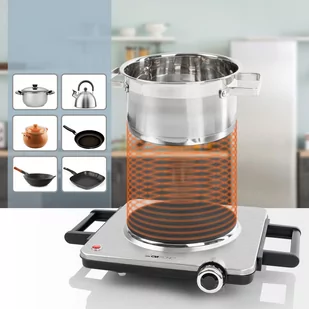 Kuchenka elektryczna Kuchenka elektryczna przenośna Clatronic EKP 3788 E - Kuchenki elektryczne - miniaturka - grafika 3