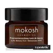 Kremy do twarzy - Mokosh Anti Aging Face Cream Rose with Berry Przeciwzmarszczkowy krem do twarzy 0,5% Retinolu H10 i Retinoinianu HPR - Róża z jagodą 15 ml - miniaturka - grafika 1