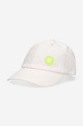 Czapki męskie - Wood Wood czapka z daszkiem bawełniana Eli kolor biały z aplikacją 10250800.7083-OFFWHITE - miniaturka - grafika 1