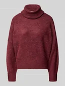 Swetry damskie - Sweter o kroju regular fit z dzianiny z dodatkiem wełny z alpaki model ‘IHKAMARA’ - miniaturka - grafika 1