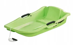 Sanki plastikowe Ślizg STIGA PACER GREEN z hamulce - Sanki i ślizgacze - miniaturka - grafika 1