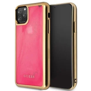 Guess iPhone 11 Pro Max różowy hard case Glow in the Dark Sand Matte GUHCN65GLTRPI GUHCN65GLTRPI - Etui i futerały do telefonów - miniaturka - grafika 8