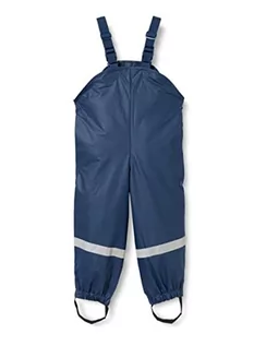 Spodnie i spodenki dla chłopców - Playshoes Dzieci Uniseks Regenlatzhose Spodnie Przeciwdeszczowe, Niebieski, 116 cm - grafika 1