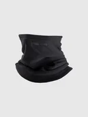 Apaszki i szaliki męskie - 4F Bandana polarowa Polartec uniseks - czarna Uniwersalny - miniaturka - grafika 1