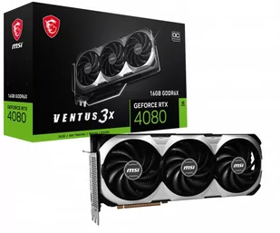 MSI GeForce RTX 4080 16GB VENTUS 3X OC - Karty graficzne - miniaturka - grafika 3