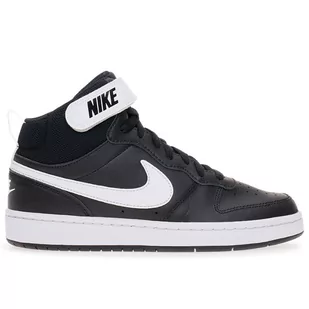 Buty Nike Court Borough Mid 2 CD7782-010 - czarne - Buty sportowe damskie - miniaturka - grafika 4