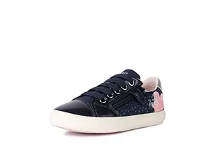 Geox Dziewczęce sneakersy J Gisli Girl, Navy Pink, 31 EU - Buty dla dziewczynek - miniaturka - grafika 1