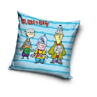 Carbotex, Poszewka na poduszkę Ed, Edd n Eddy, 40x40 cm - Poszewki na poduszki - miniaturka - grafika 1