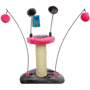 Yarro Drapak Mini Ufo Różowo-Szary 23X24X25Cm - Drapaki dla kotów - miniaturka - grafika 1