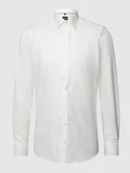 Koszule męskie - Koszula biznesowa o kroju slim fit z diagonalu - miniaturka - grafika 1