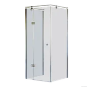 Kabiny prysznicowe - Kabina kwadratowa przyścienna Sea-Horse 90x90 -BKP248T09XL- lewa - miniaturka - grafika 1