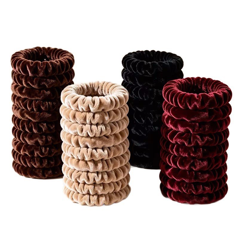 Gumki do Włosów Super Kolory i Wzory Welurowe x3szt.