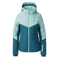 Kurtki damskie - Damska Kurtka ocieplana HI-TEC LADY HELMER M000145072 – Zielony - miniaturka - grafika 1