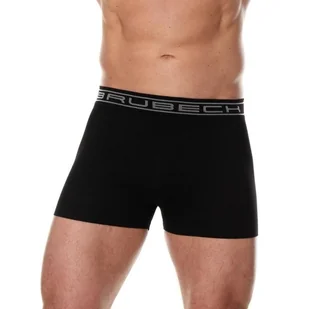 Bokserki męskie BRUBECK Comfort Cotton bezszwowe z oddychającej bawełny Rozmiar S Kolor czarny - Brubeck - Majtki damskie - miniaturka - grafika 1