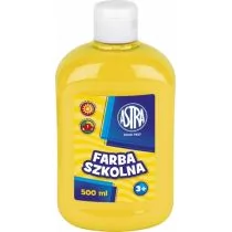 Astra Farba Szkolna 500 ml Żółta - Przybory szkolne - miniaturka - grafika 1