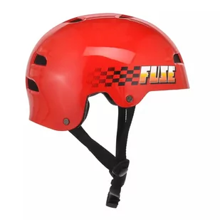 Kask Fuse Alpha Glossy Speedway rowerowy BMX L/XL - Ochraniacze - miniaturka - grafika 1