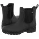 Sztyblety damskie - Kalosze Matt Ankle Rainboot With Elastic FW0FW06897 BDS Black (TH613-a) Tommy Hilfiger - miniaturka - grafika 1