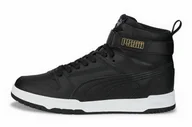 Sneakersy męskie - Sneakersy wysokie męskie Puma RBD Game Team Sneakersy czarne (385839 03) - miniaturka - grafika 1