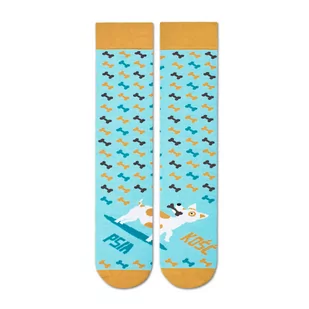 Zooksy, Skarpetki damskie z zabawnym napisem "Psia kość", niebieskie, 36/40 - Skarpetki męskie Zooksy, Skarpetki damskie z zabawnym napisem "Psia kość", niebieskie, 36/40 - Skarpetki męskie - miniaturka - grafika 1