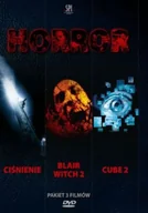 Pozostałe filmy DVD - Pakiet Horrorów: Ciśnienie / Cube 2 / Blair Witch 2 - miniaturka - grafika 1
