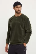 Bluzy męskie - Columbia bluza polarowa Steens Mountain Crew 2.0 kolor zielony gładka 2054261 - miniaturka - grafika 1