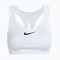 Bielizna sportowa damska - Biustonosz treningowy Nike Swoosh High Support white/white/back - miniaturka - grafika 1