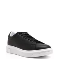 Trampki męskie - Armani Exchange Skórzane trampki ENGLISH - miniaturka - grafika 1