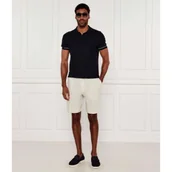 Spodenki męskie - BOSS BLACK Lniane szorty P-Peter-RDS-S-WG-252 | Relaxed fit - miniaturka - grafika 1