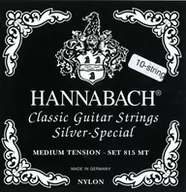 Struny gitarowe  - Hannabach 652618 Klassikgitarrensaiten Serie 815 für 8/10 saitige Gitarren/Medium Tension Silver Special - C8 652618 - miniaturka - grafika 1