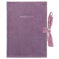 Notesy i bloczki - Paperdot, Notatnik Ze Wstążką, Liliowy, Format A5, Kratka, 96 Kartek - miniaturka - grafika 1