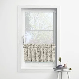 Zazdrostka WINTER wzór BN11 świąteczne rysunki 30 x 150 cm - Firany - miniaturka - grafika 1