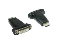 Adaptery i przejściówki - Alcasa DVI-HDMI zmieniacz płci / kabli DVI 24+1 Czarny - miniaturka - grafika 1