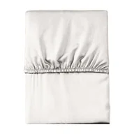 Prześcieradła - Prześcieradło z mikrofibry 120x200 białe jednobarwne z gumką Poly - miniaturka - grafika 1