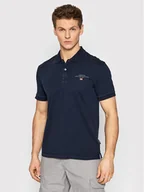 Koszulki męskie - Napapijri Polo Elbas NP0A4GB4 Granatowy Regular Fit - miniaturka - grafika 1