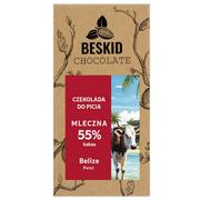 Kakao i czekolada - Beskid Chocolate czekolada pitna MLECZNA 55% Belize Peini 200g - miniaturka - grafika 1