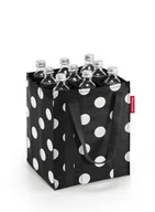 Torby i wózki na zakupy - Torba na butelki z przegrodami Reisenthel Bottlebag - dots white - miniaturka - grafika 1
