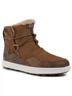 Śniegowce damskie - Jack Wolfskin Śniegowce Auckland Wt Texapore Boot W 4035771 Brązowy - grafika 1