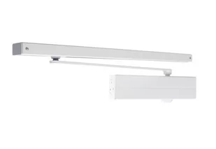 Samozamykacz Assa Abloy DC135 z szyną ślizgową,(EN 3, skrzydło max.950 mm, 60 kg), biały - Akcesoria do drzwi - miniaturka - grafika 1