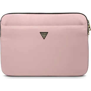 Guess Etui Nylon Sleeve do MacBook Air/ Pro 13'' różowe GUCS13NTMLLP - Etui do tabletów - miniaturka - grafika 1