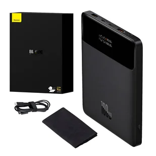 Baseus Blade 20000mAh, 2xUSB, 2xUSB-C + kabel USB-C 100W (czarny) - Powerbanki - miniaturka - grafika 3