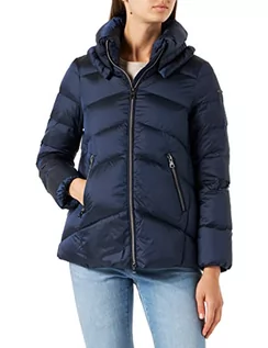 Płaszcze damskie - Geox Płaszcz damski ADRYA Down Coat, niebieski (DK Eclipse Blue), 38 (DE) - grafika 1