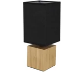 Lampy stojące - Globo 21628B - Lampa stołowa VALENTINO 1xE27/7W/230V czarna/brązowa - miniaturka - grafika 1