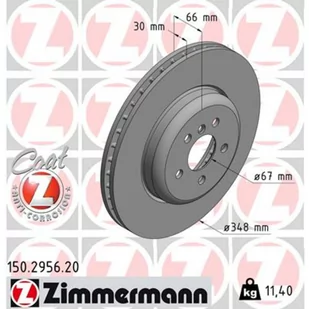 Zimmermann Tarcza hamulcowa 150.2956.20 - Tarcze hamulcowe - miniaturka - grafika 1