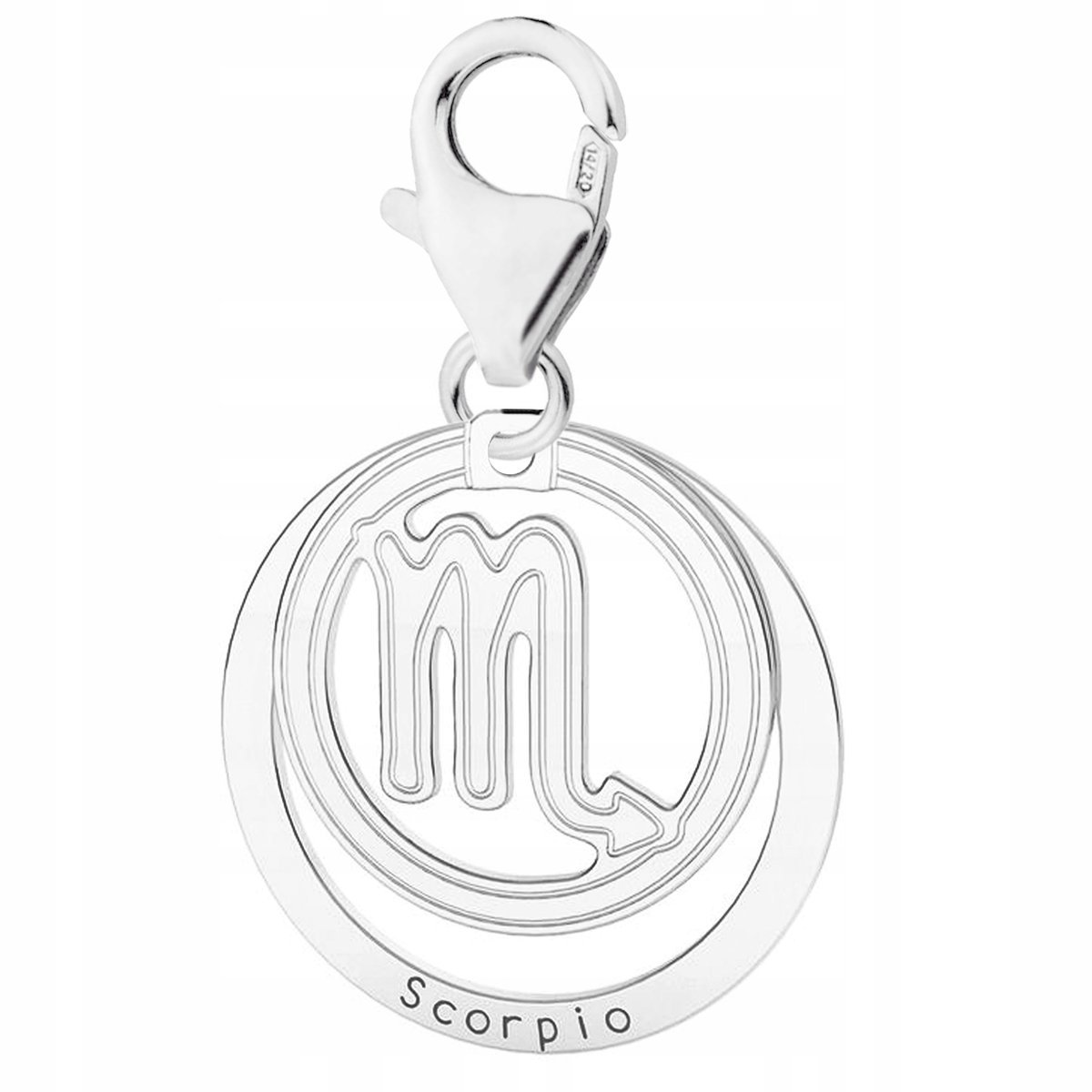 Zawieszka Srebrna ze Znakiem Zodiaku Skorpiona Zodiak Skorpion SREBRO 925