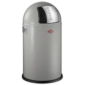 Kosze na śmieci - Wesco 175 531  76 Pushboy pojemnik na odpadki/kosz na śmieci z pedałem malowana proszkowo blachy stalowej 35.0 x 35.0 x 63.0 cm, szary 175 531-76 - miniaturka - grafika 1