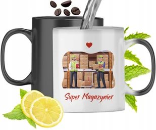 KUBEK MAGICZNY DLA MAGAZYNIERA ZMIENIAJĄCY KOLOR z Nadrukiem ze Zdjęciem + Opakowanie na prezent (wzór 02) - Kubki - miniaturka - grafika 1